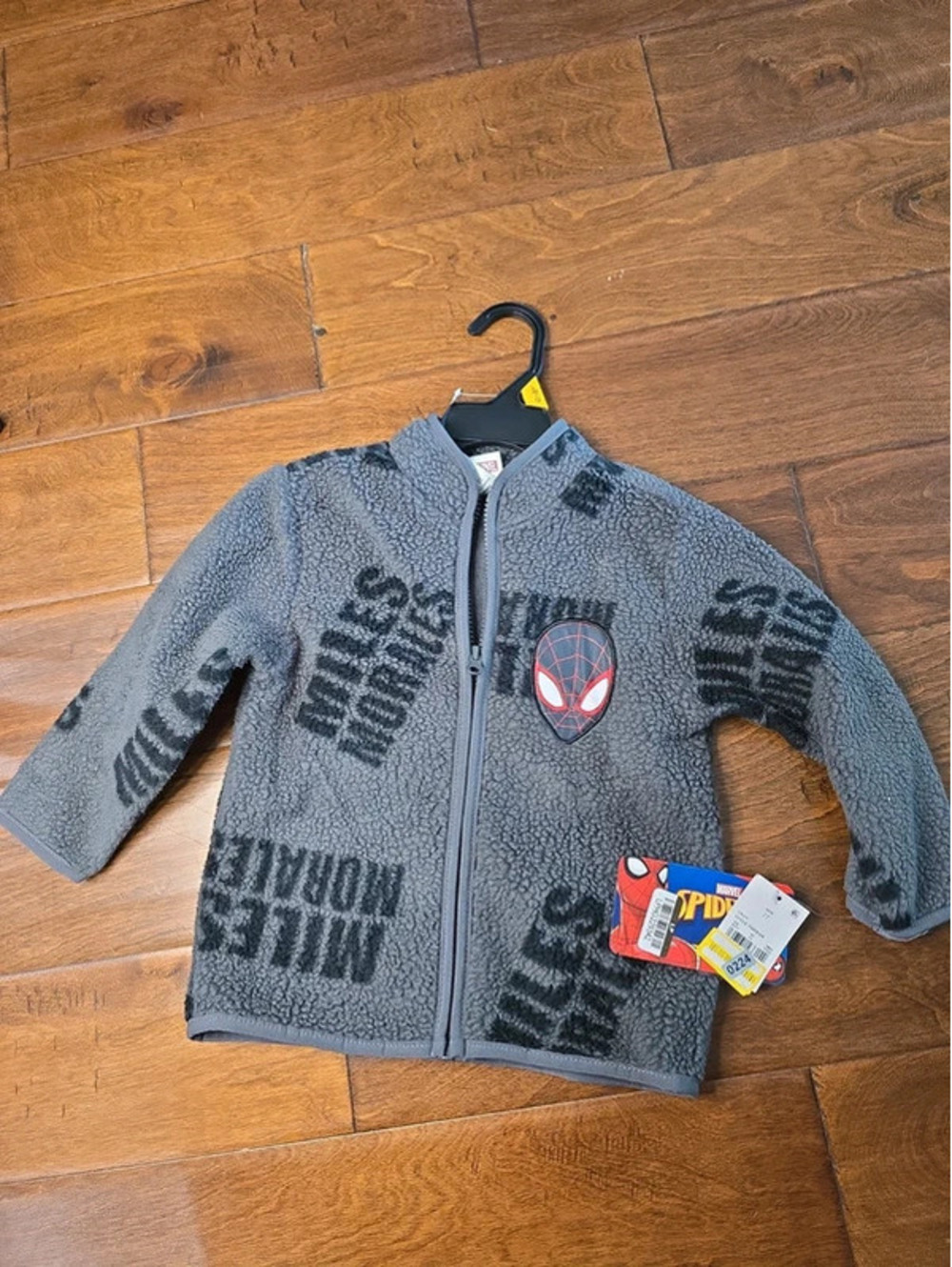 2t brand new fleece, spider man jacket item 224G2